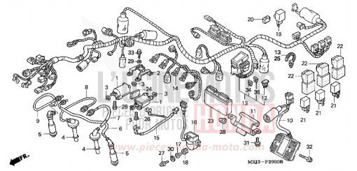 WIRE HARNESS/IGNITION COIL (CB1300F/F1) CB1300F13 de 2003
